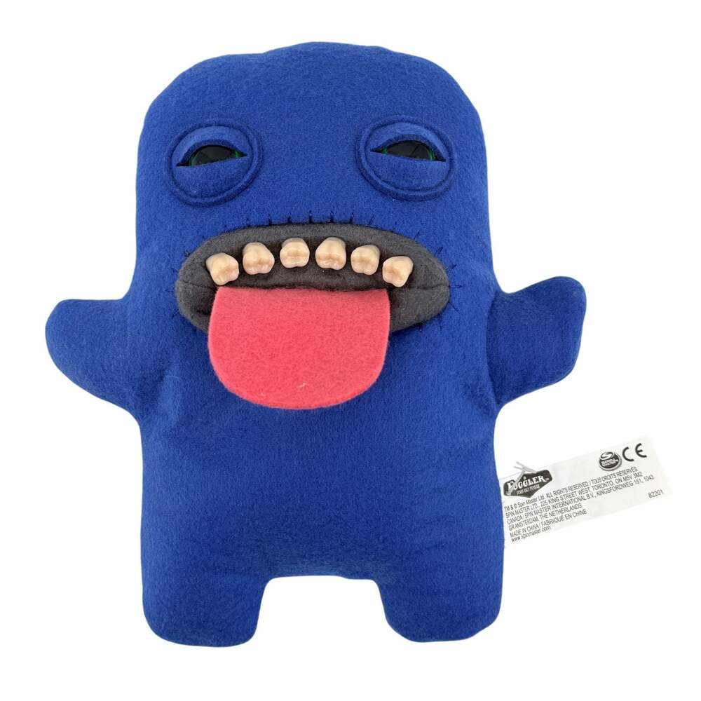 Spin Master Fuggler Oogah Boogah Blue 9 Inch Tongue Out Original
